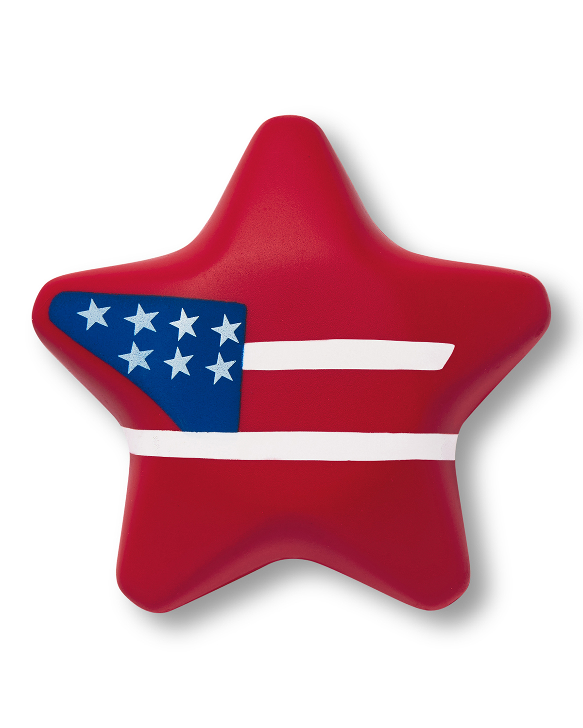 Picture of USA Patriotic Star Shape Stress Ball.