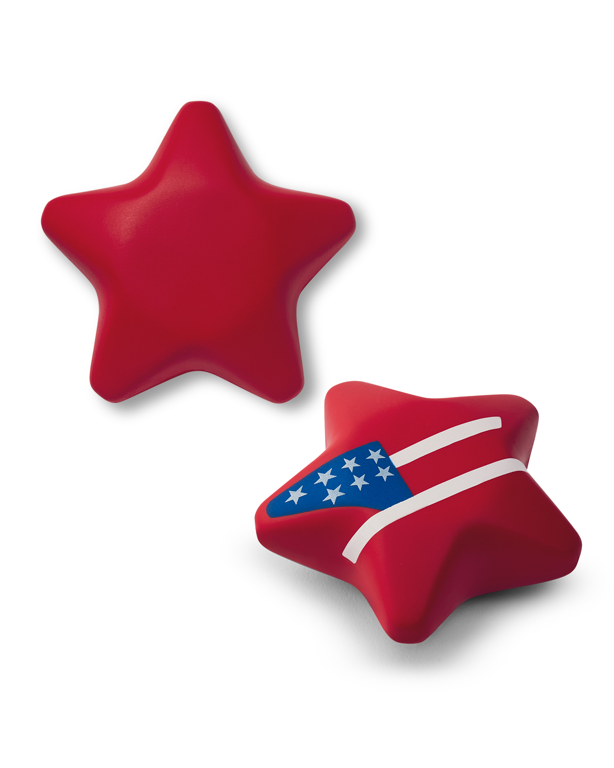 Picture of USA Patriotic Star Shape Stress Ball.