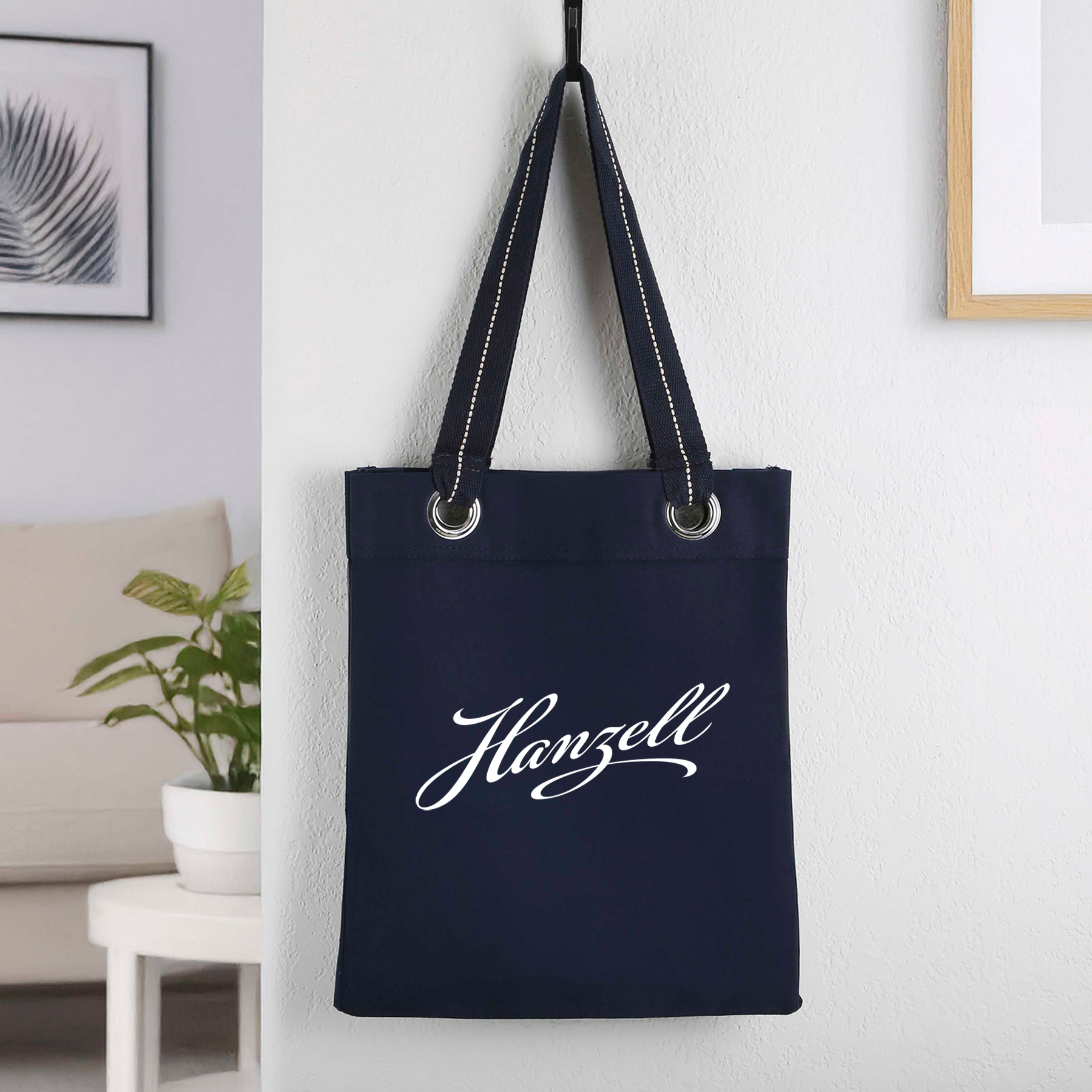 Picture of 12 oz. Cotton Canvas Tote w/Large Grommets