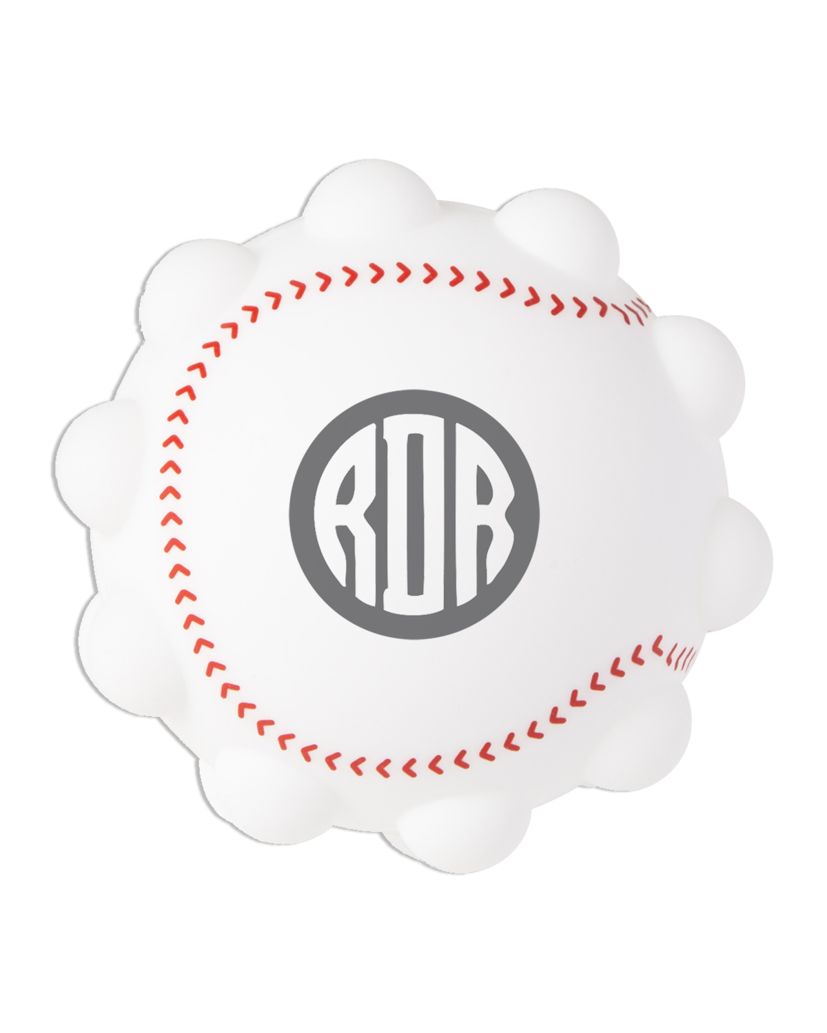 Picture of Baseball Shape Push Pop Fidget Sensory Toy.