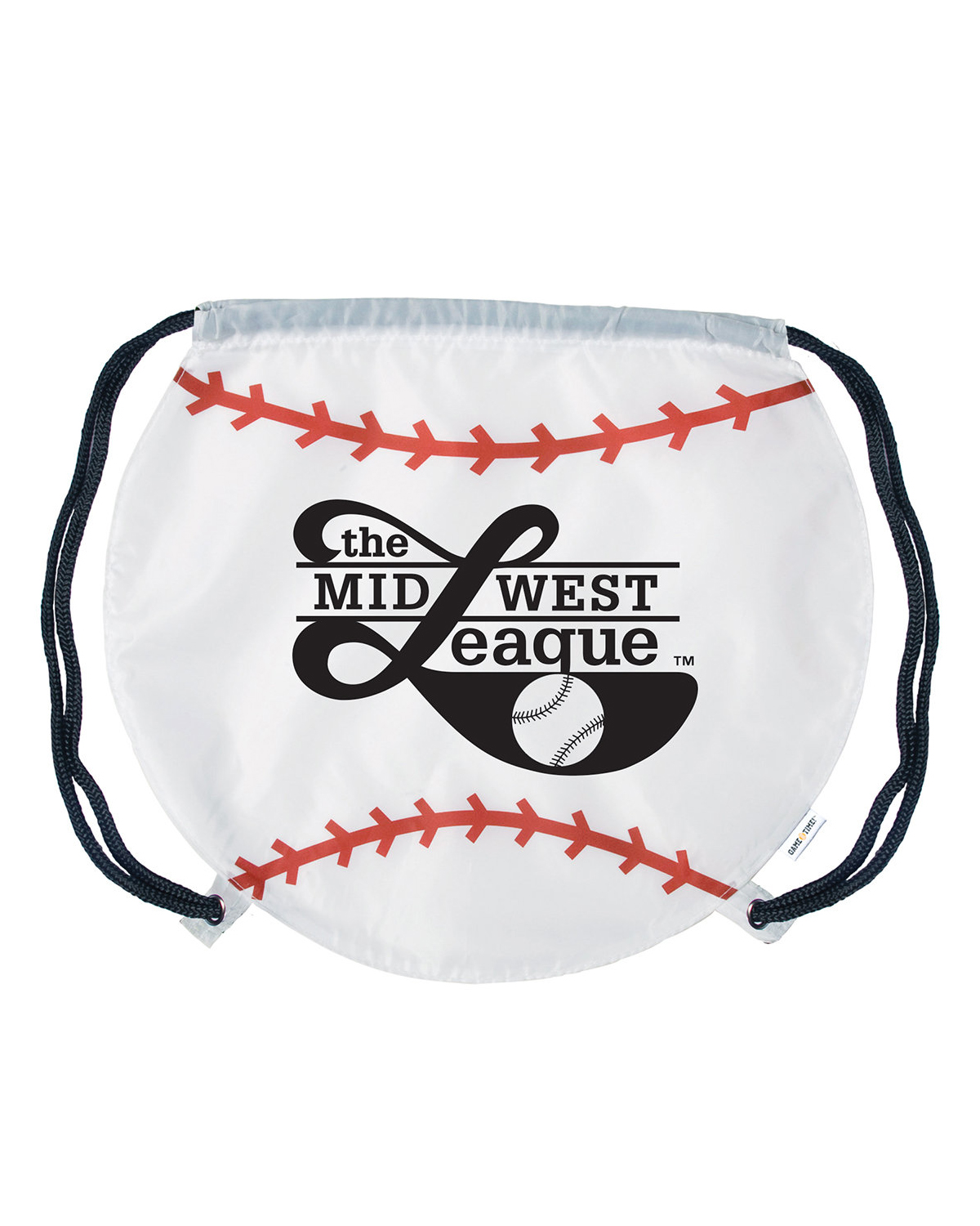 Picture of Baseball Drawstring Bag.