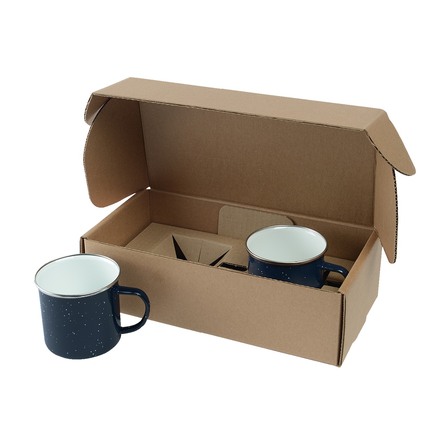 Picture of 16 Oz. Speckle-It™ Camping Mugs Gift Box Set