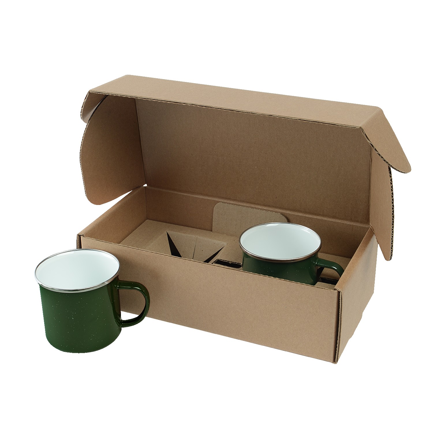 Picture of 16 Oz. Speckle-It™ Camping Mugs Gift Box Set
