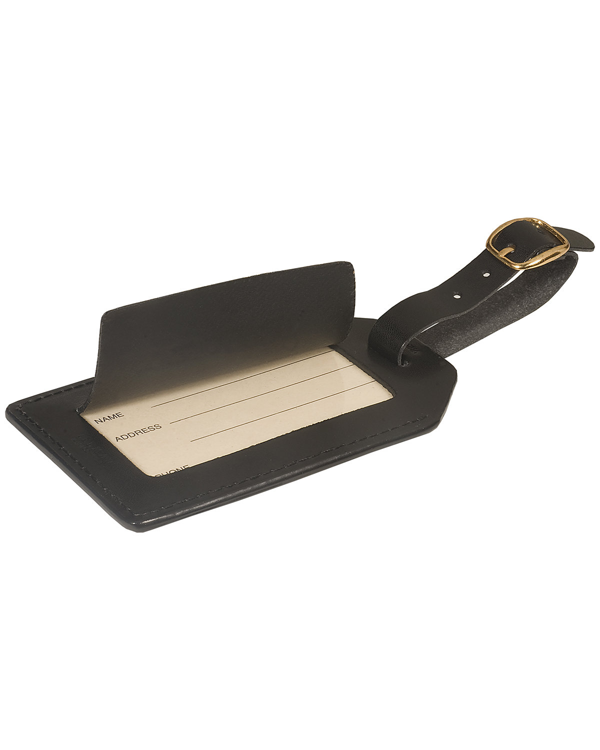 Picture of Grand Central Luggage Tag Sueded Leather.