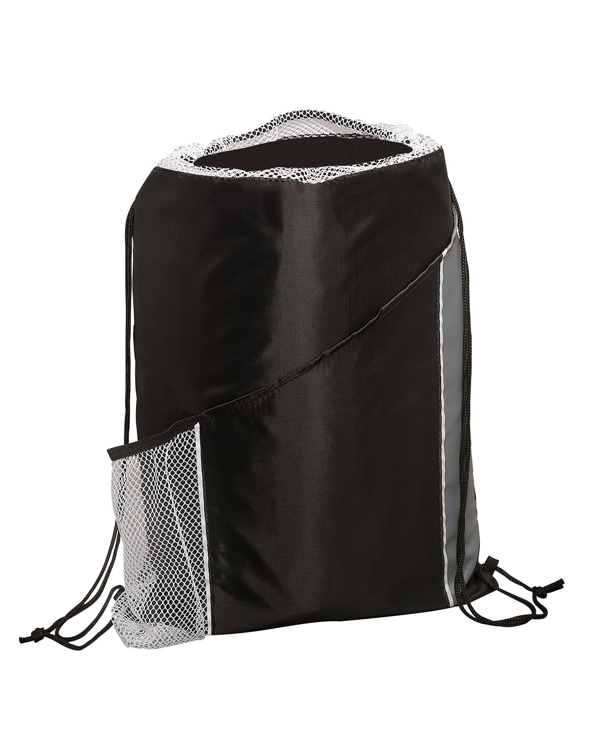 Picture of Sprint Angled Drawstring Sports Bag With Pockets.