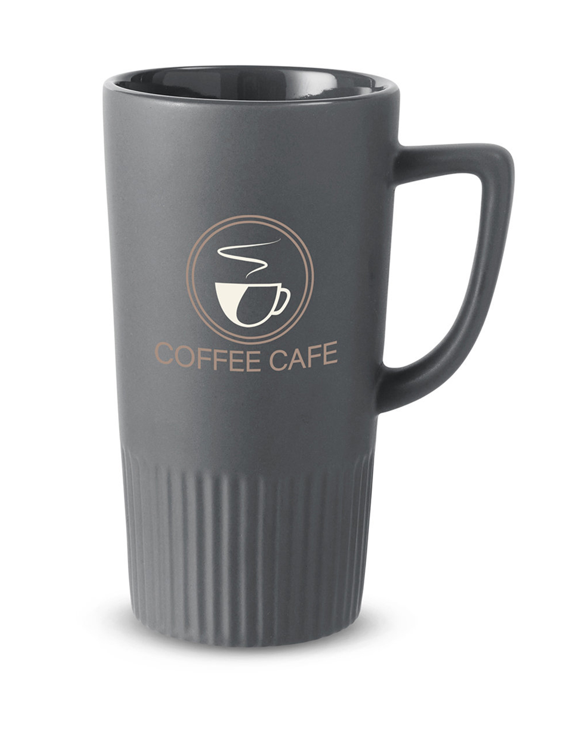 Picture of 20 oz. Texture Base Tall Ceramic Mug.