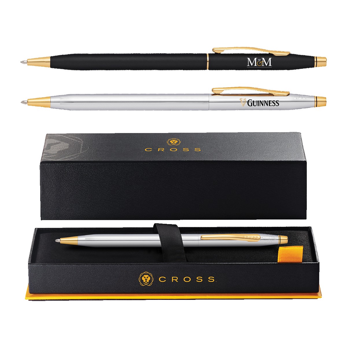 Picture of Cross® Classic Century Ballpoint Pen with 23kt Gold Plated Appointments, Full Color Digital