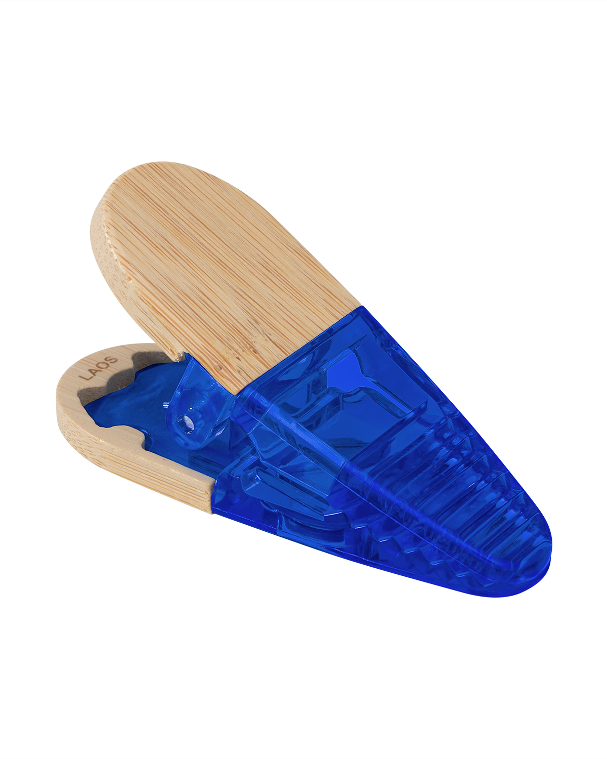 Picture of Recycled PS & Bamboo Magnetic Memo Clip.