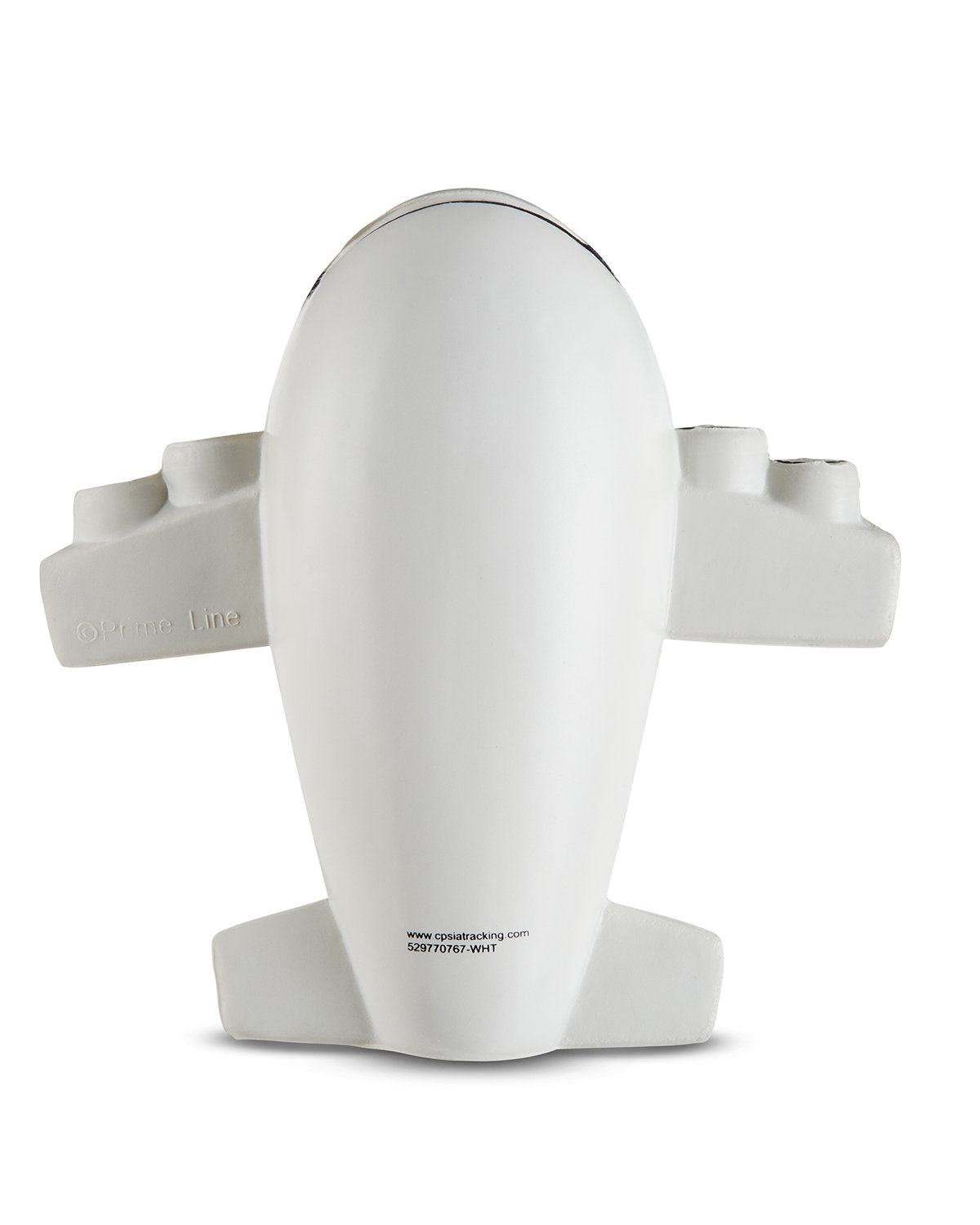 Picture of Smiling Airplane Shape Stress Ball.