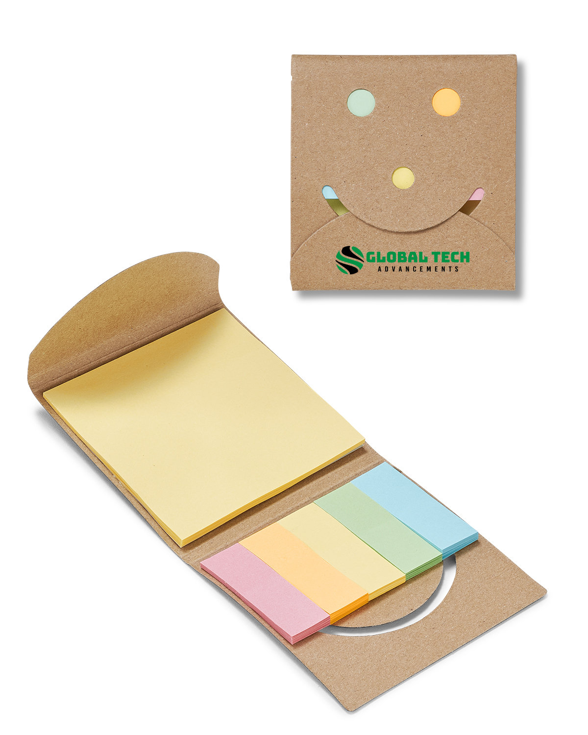 Picture of Happy Face Sticky Note Pack.