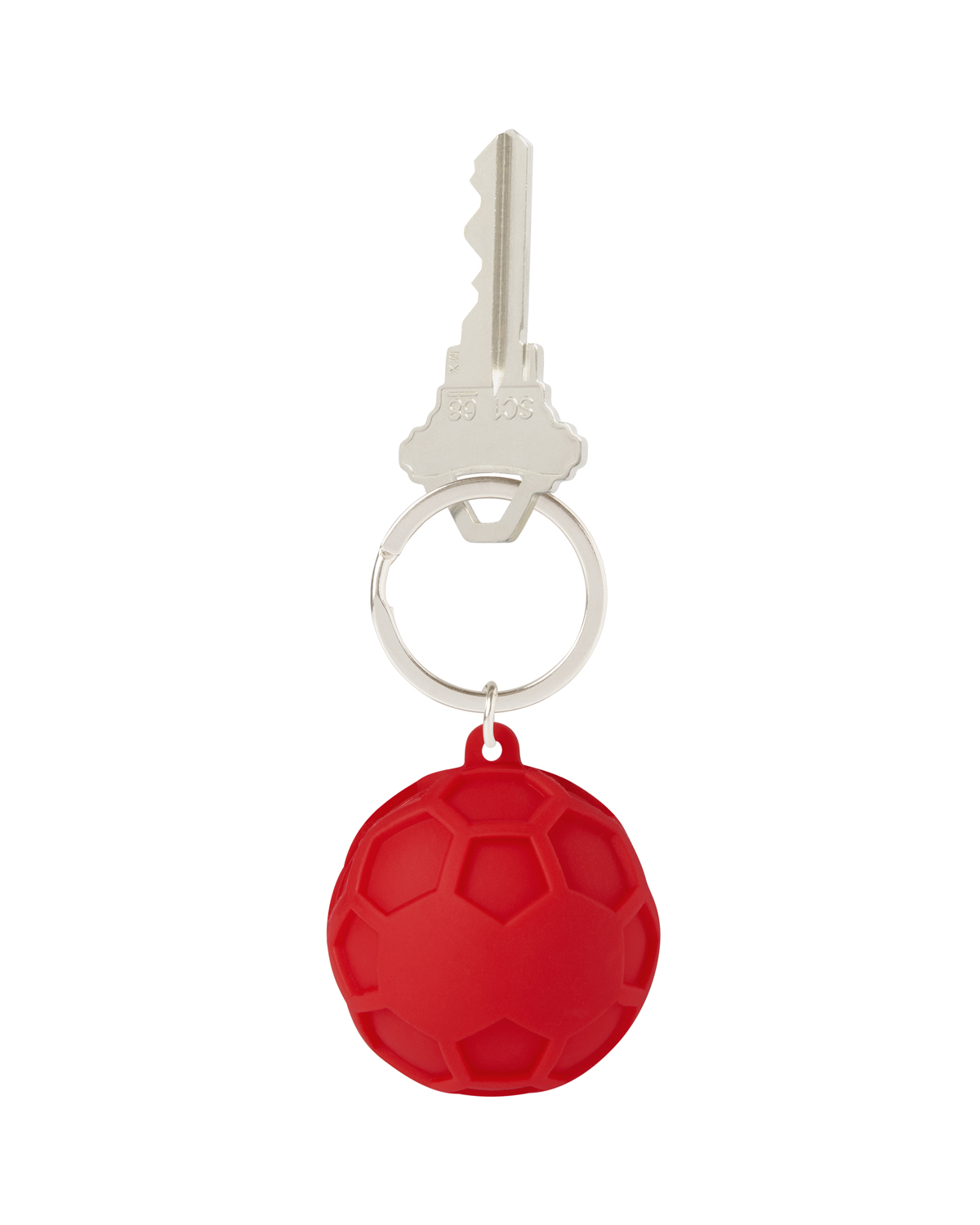 Picture of Silicone Squish Ball Keychain.