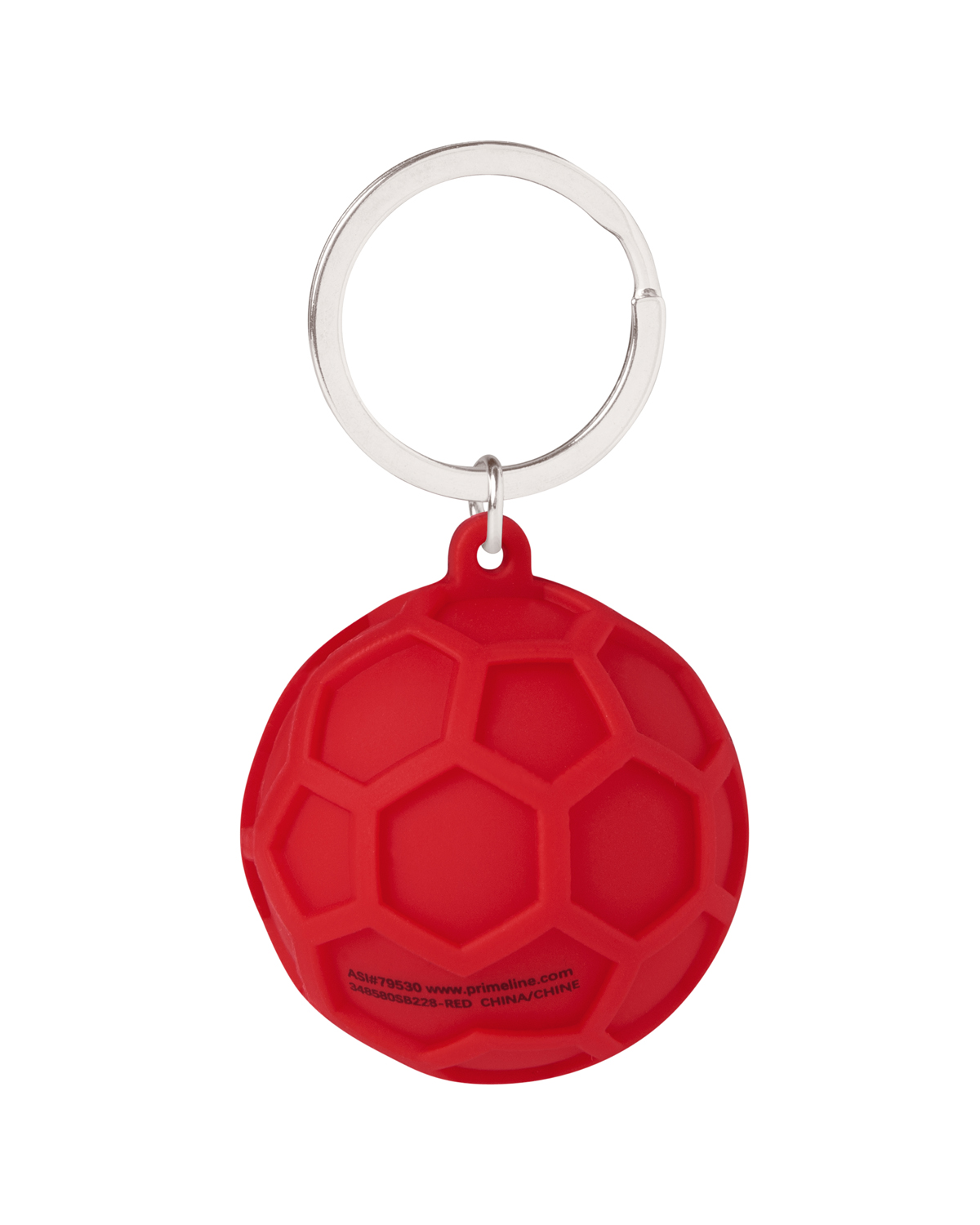 Picture of Silicone Squish Ball Keychain.