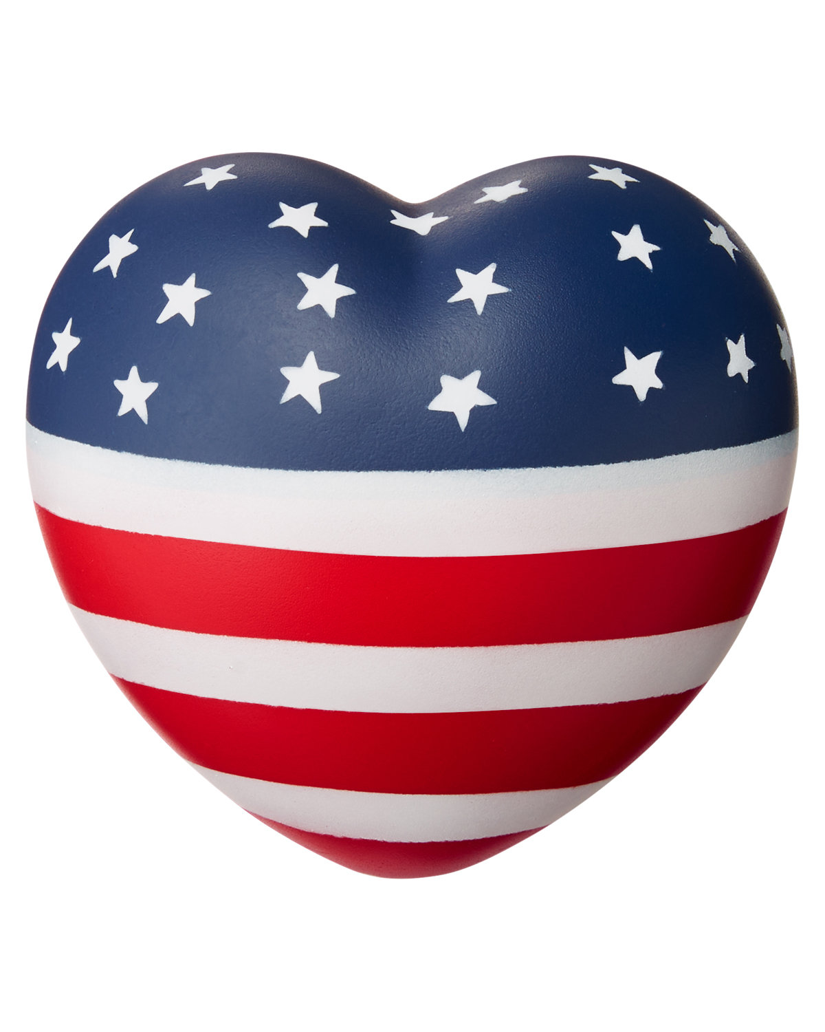 Picture of Patriotic Heart Shape Stress Ball.