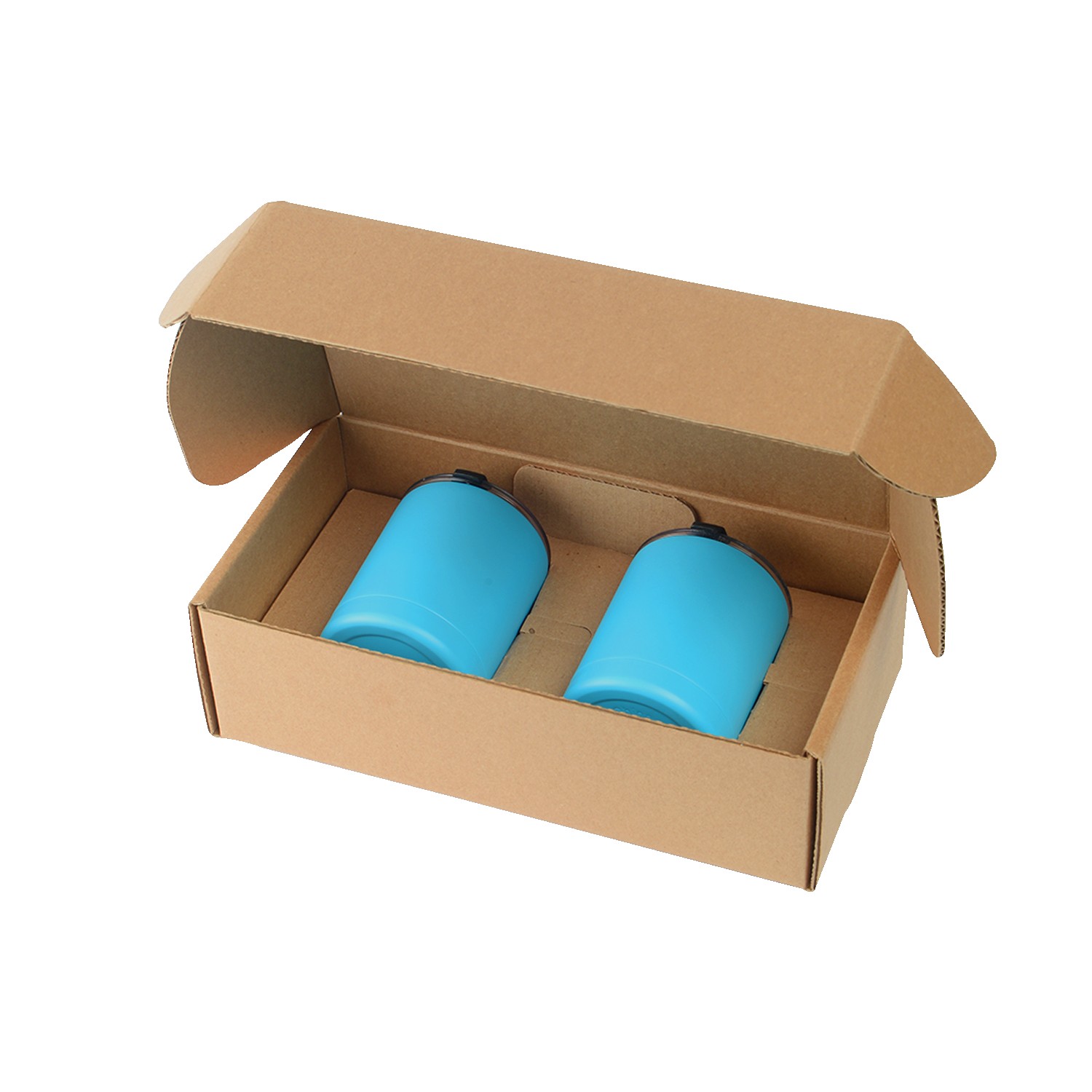 Picture of 10 Oz. Stainless Steel Low Ball Glasses Gift Box Set