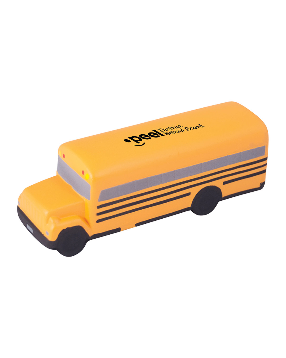 Picture of School Bus Shape Stress Ball.