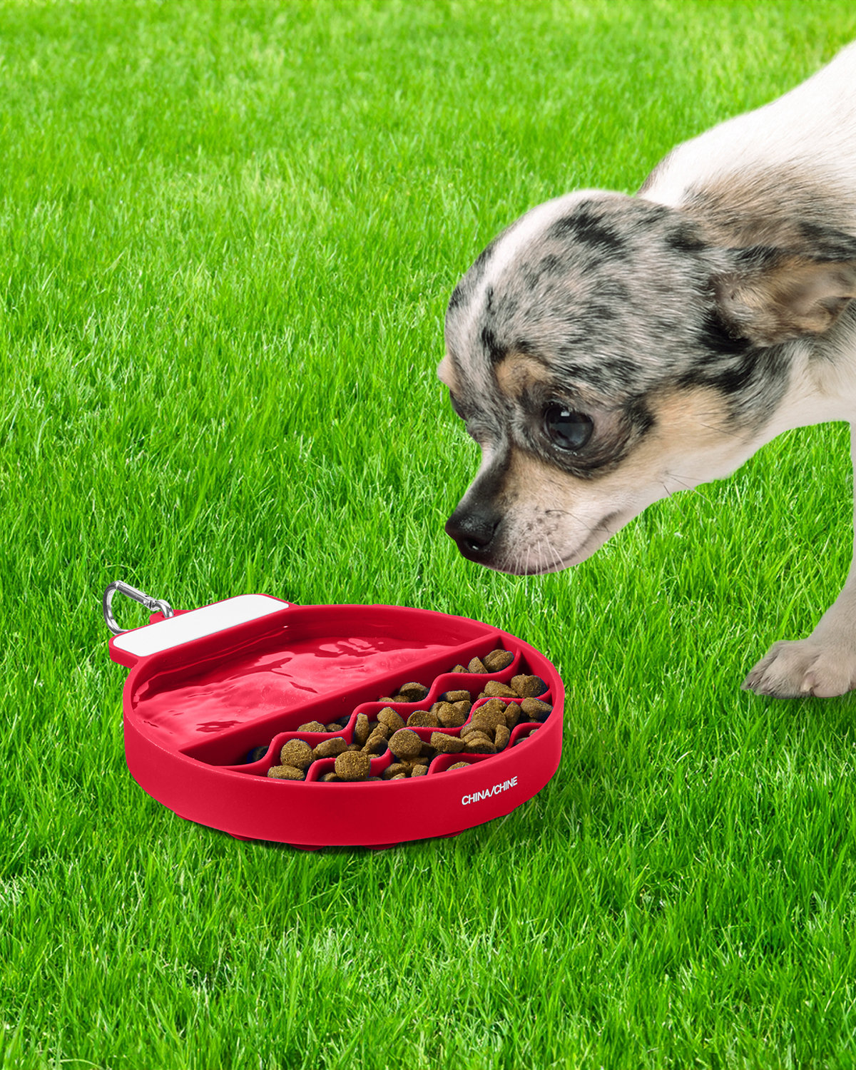 Picture of Travel Pet Feeder Suction Mat.