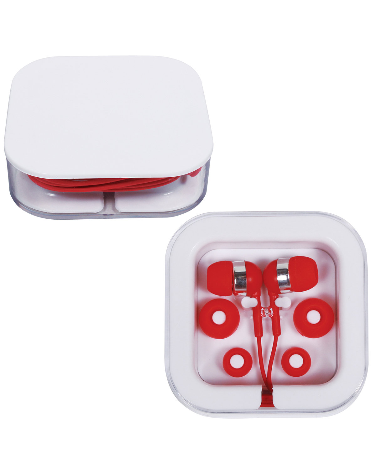 Picture of Earbuds In Square Case.