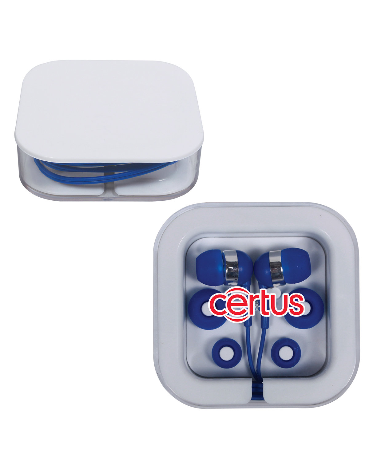 Picture of Earbuds In Square Case.