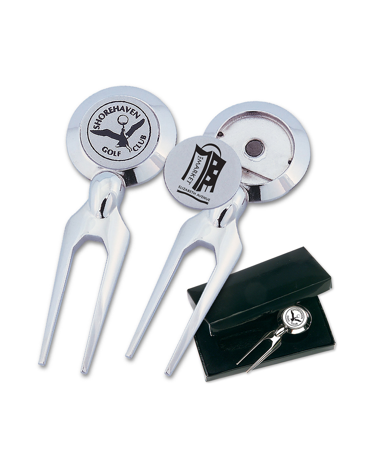 Picture of Woodbury Chrome-Plated Divot Fixer.