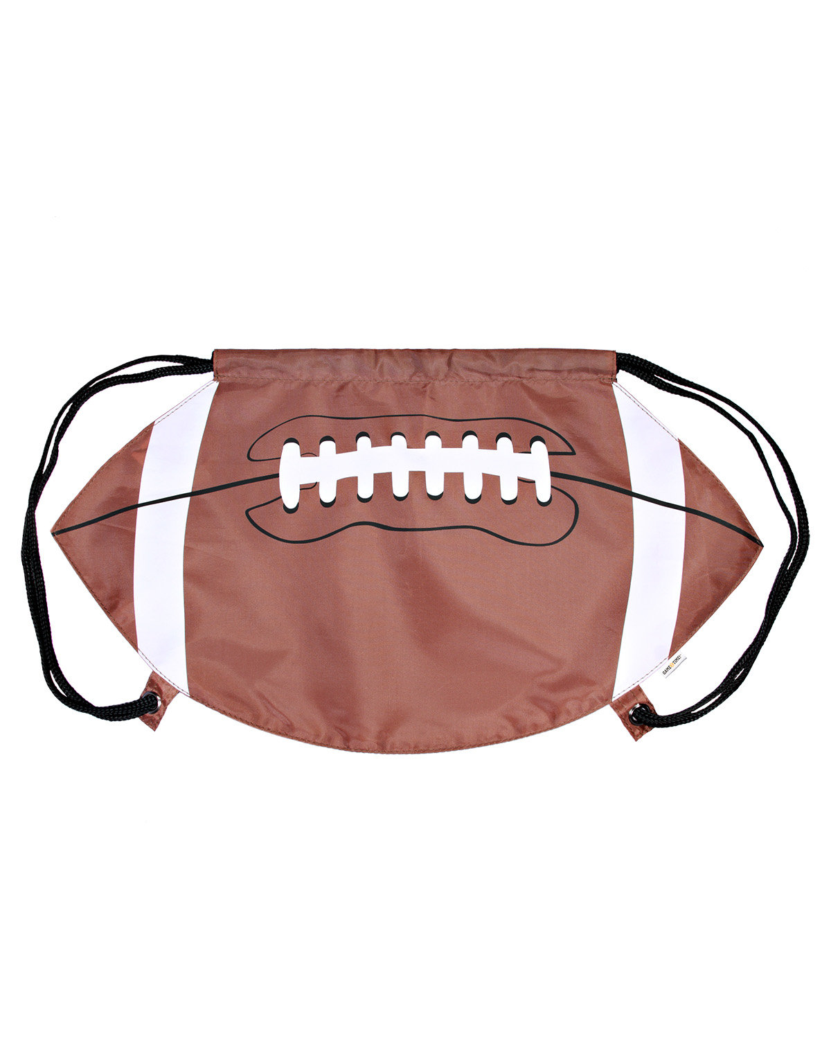 Picture of Football Drawstring Bag.