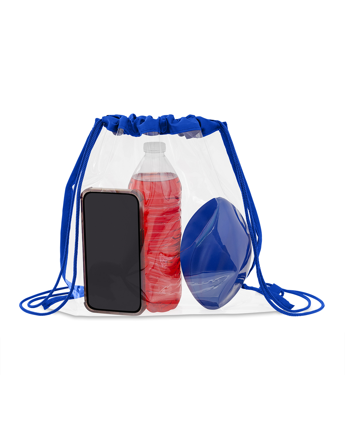 Picture of All Access Clear Stadium Drawstring Bag.