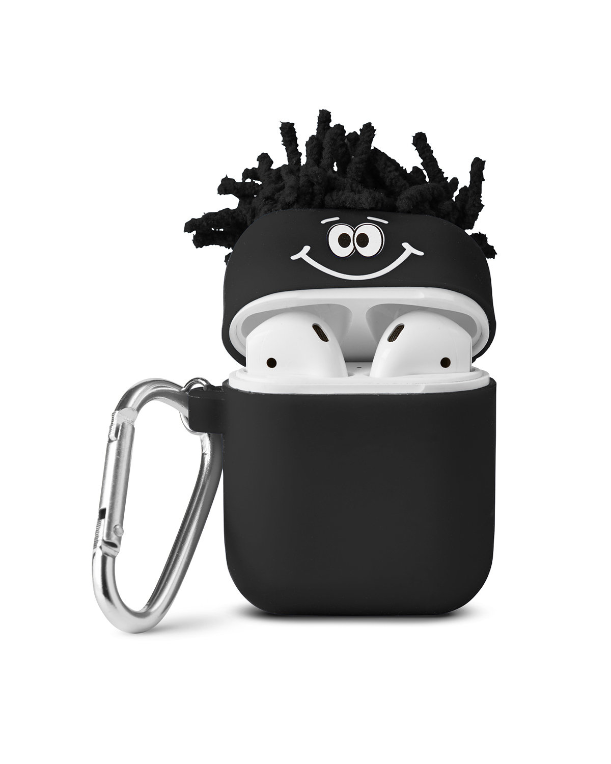 Picture of Silicone Earbud Case With Carabiner.