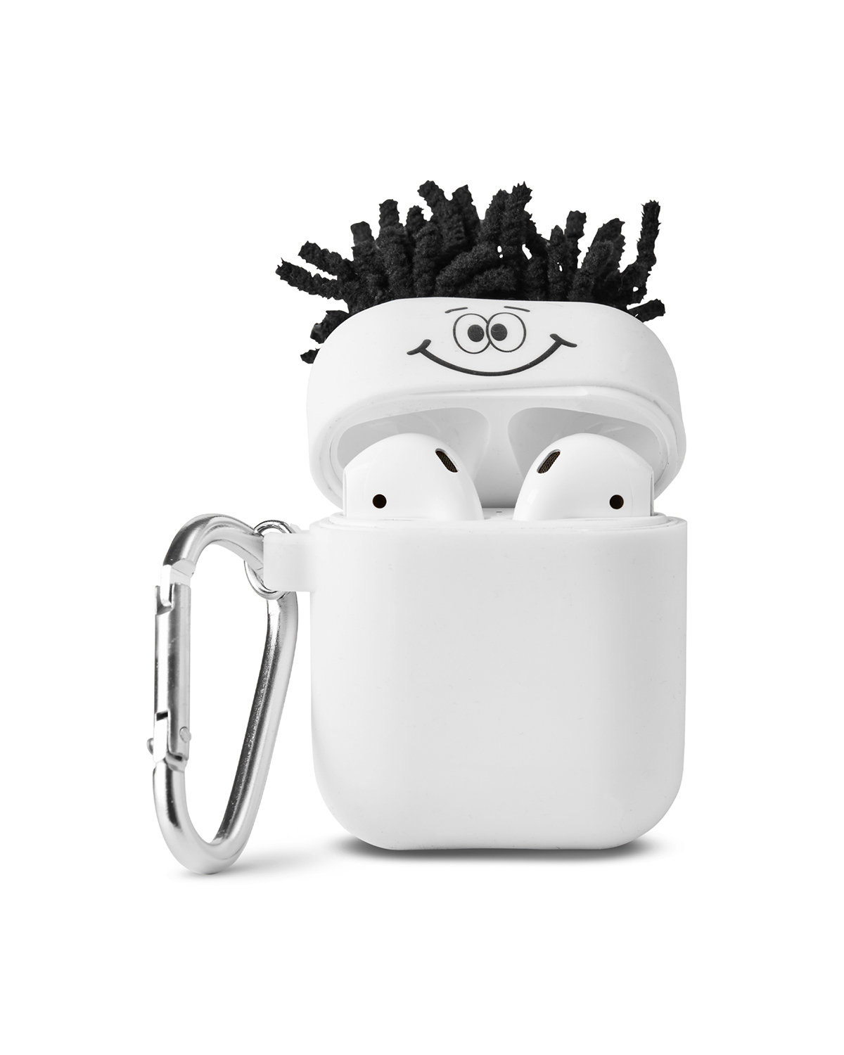 Picture of Silicone Earbud Case With Carabiner.