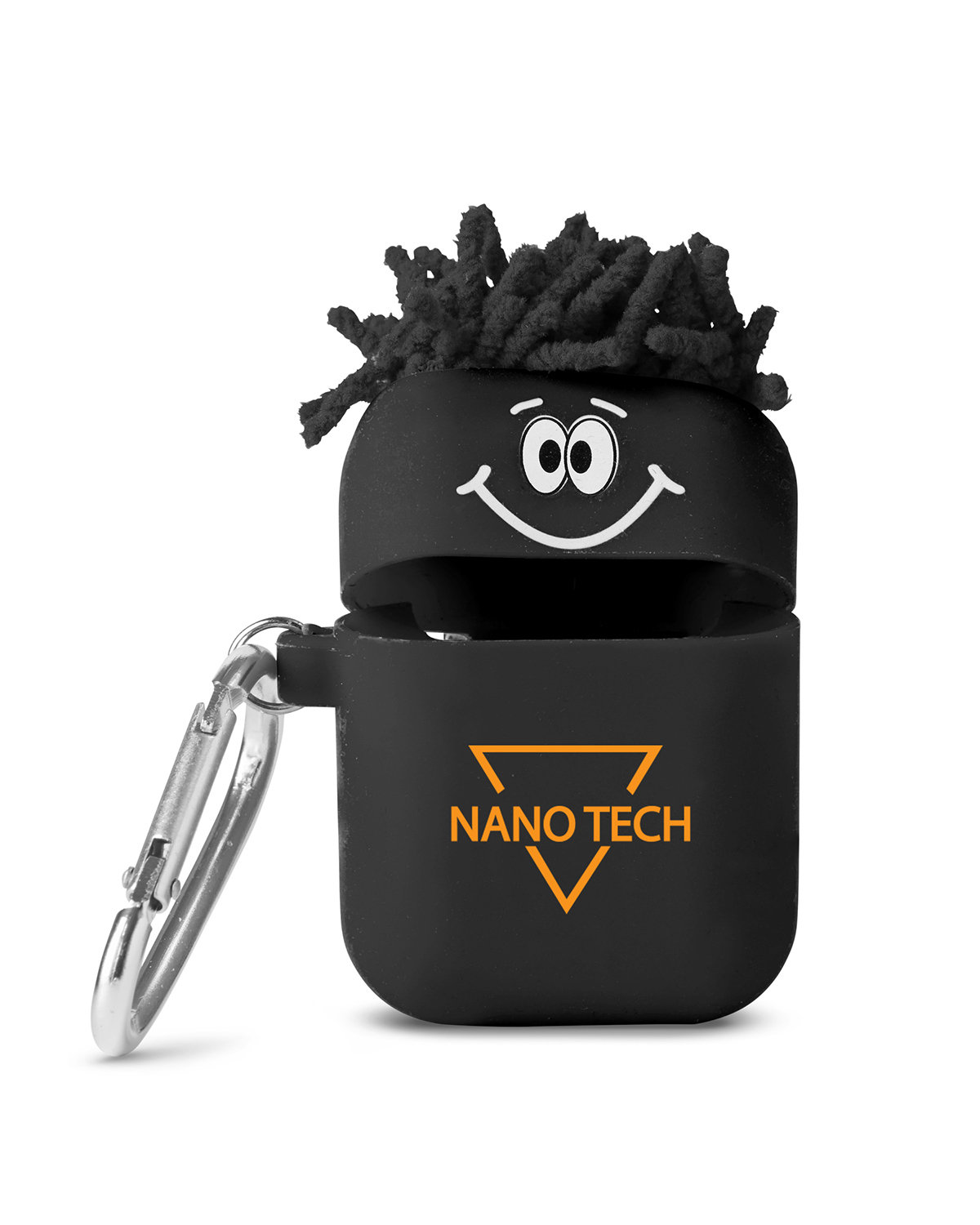Picture of Silicone Earbud Case With Carabiner.
