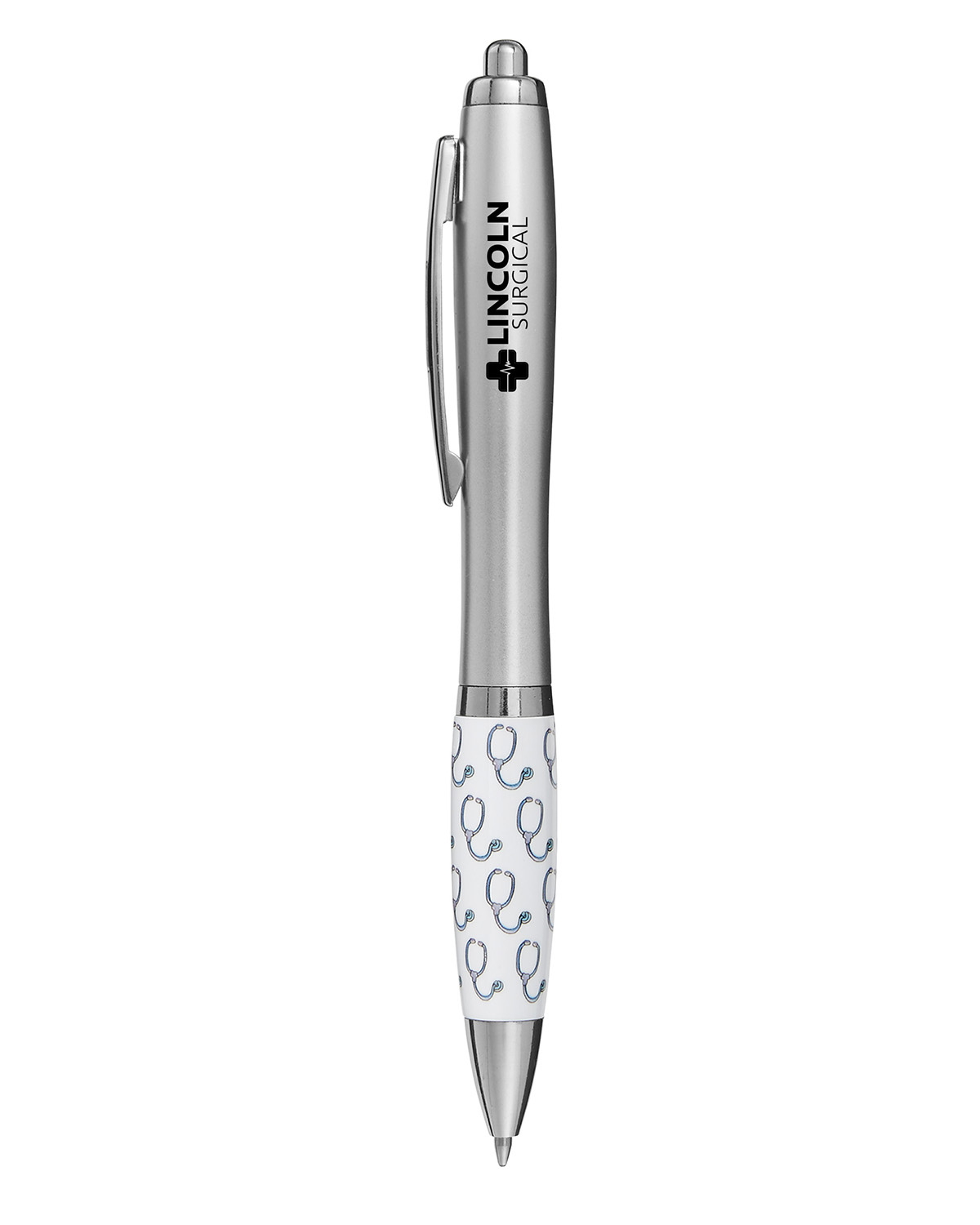 Picture of Healthcare Doctor Stethoscope Recycled ABS Ballpoint Pen.