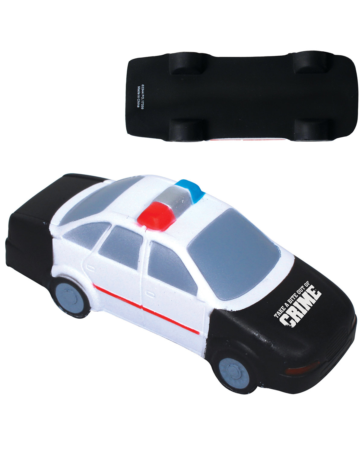 Picture of Police Car Shape Stress Ball.