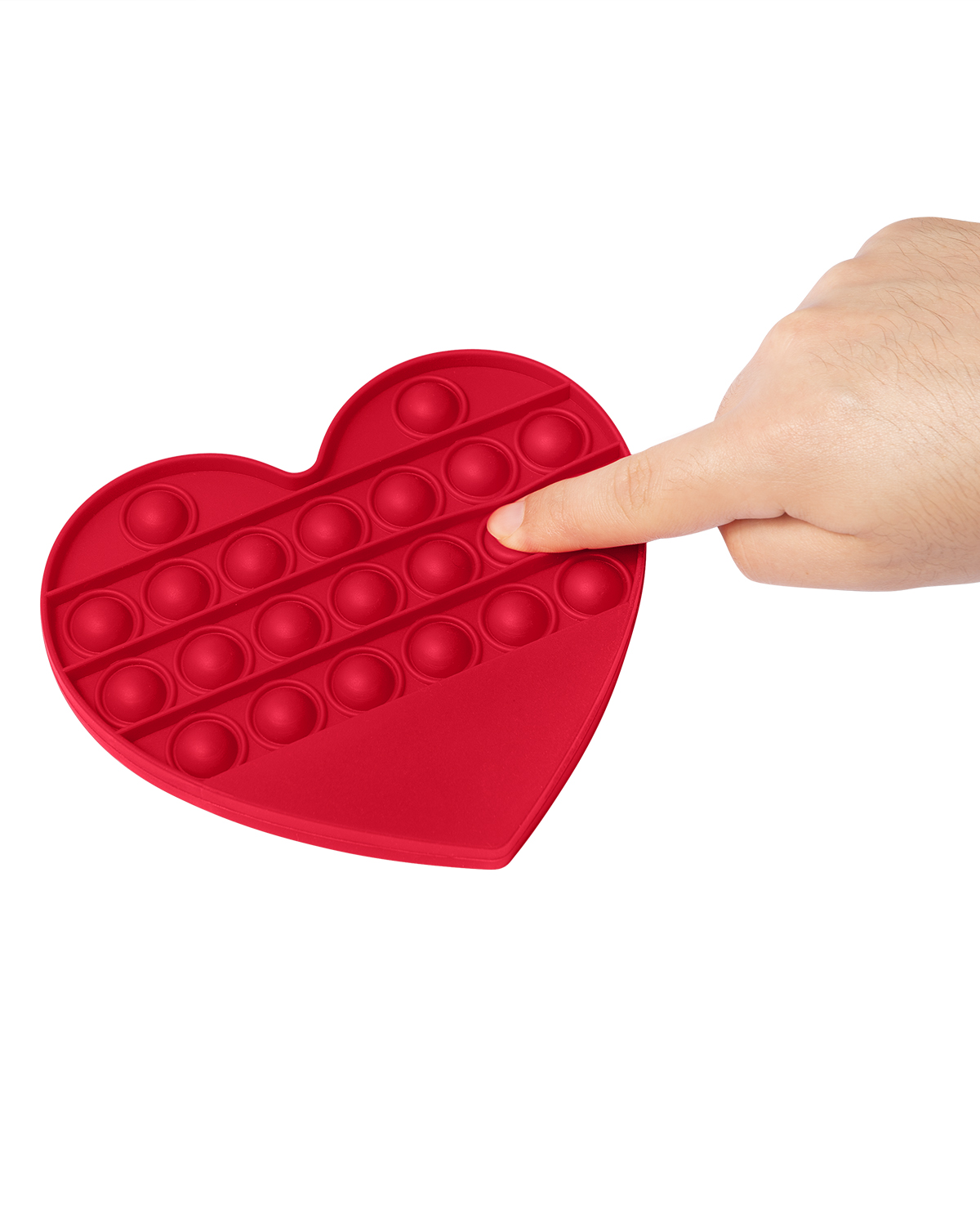 Picture of Push Pop Bubble Heart Shape Fidget Sensory Toy.