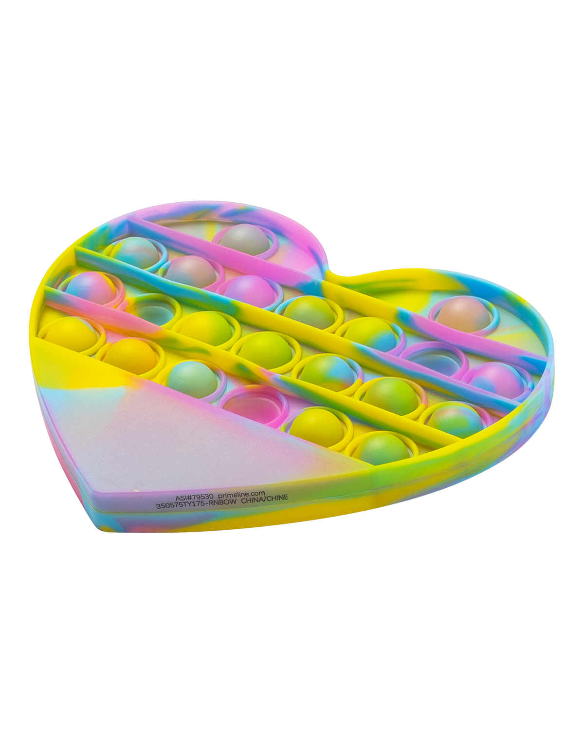 Picture of Push Pop Bubble Heart Shape Fidget Sensory Toy.