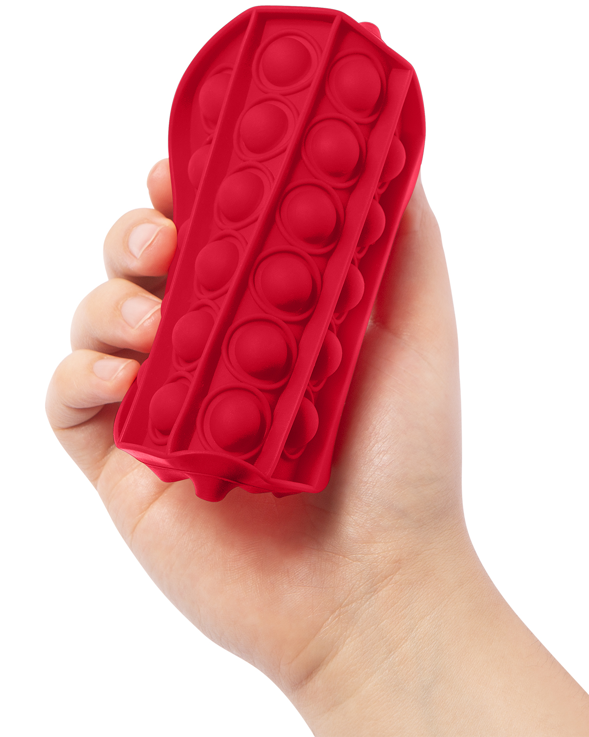 Picture of Push Pop Bubble Apple Shape Fidget Sensory Toy.