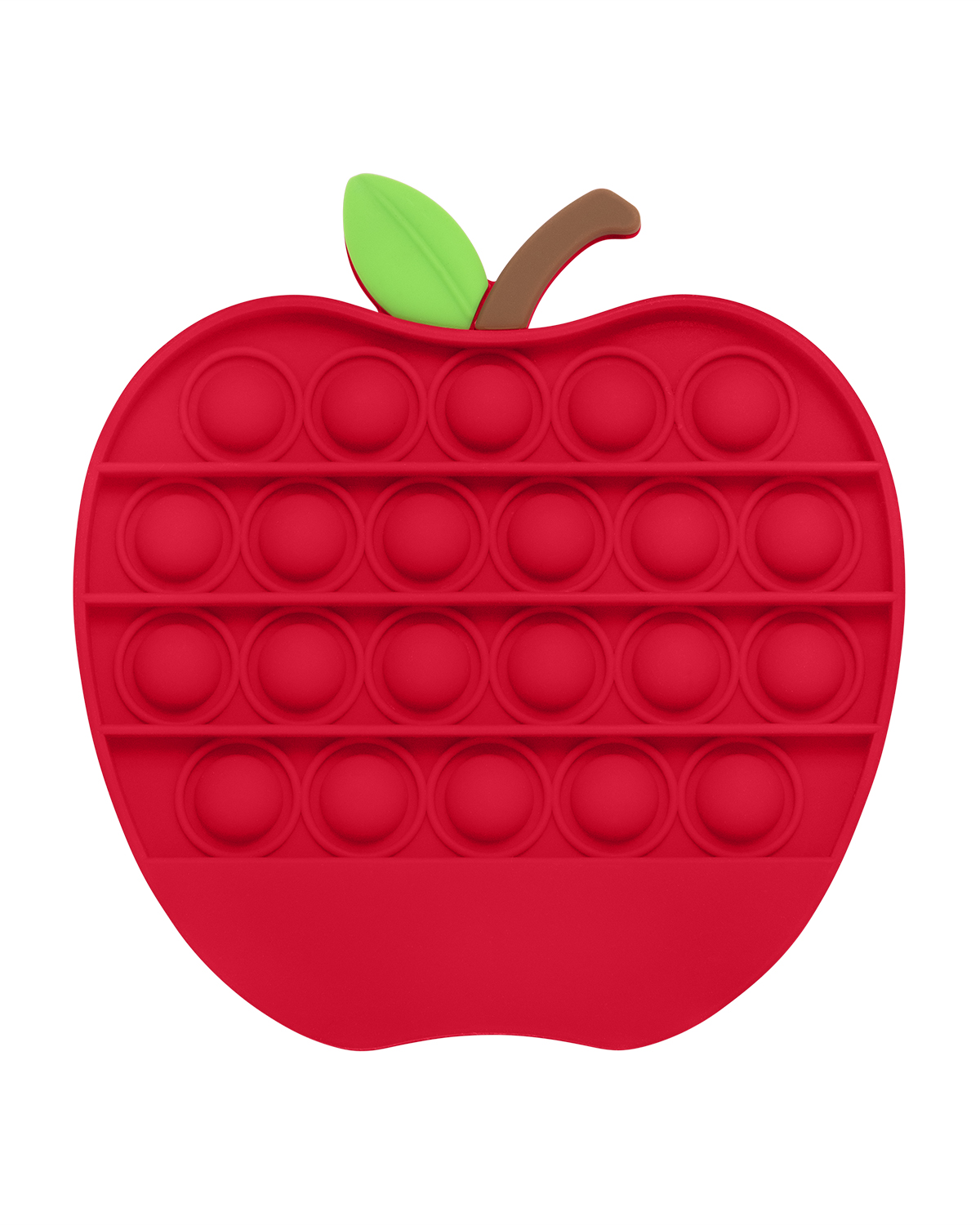 Picture of Push Pop Bubble Apple Shape Fidget Sensory Toy.