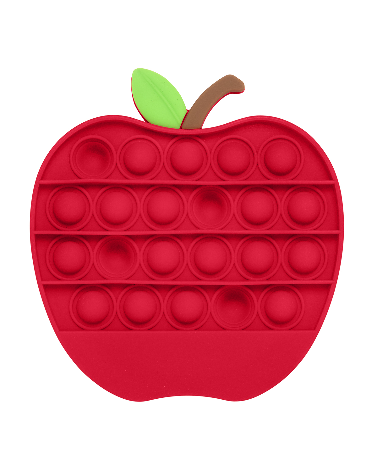 Picture of Push Pop Bubble Apple Shape Fidget Sensory Toy.