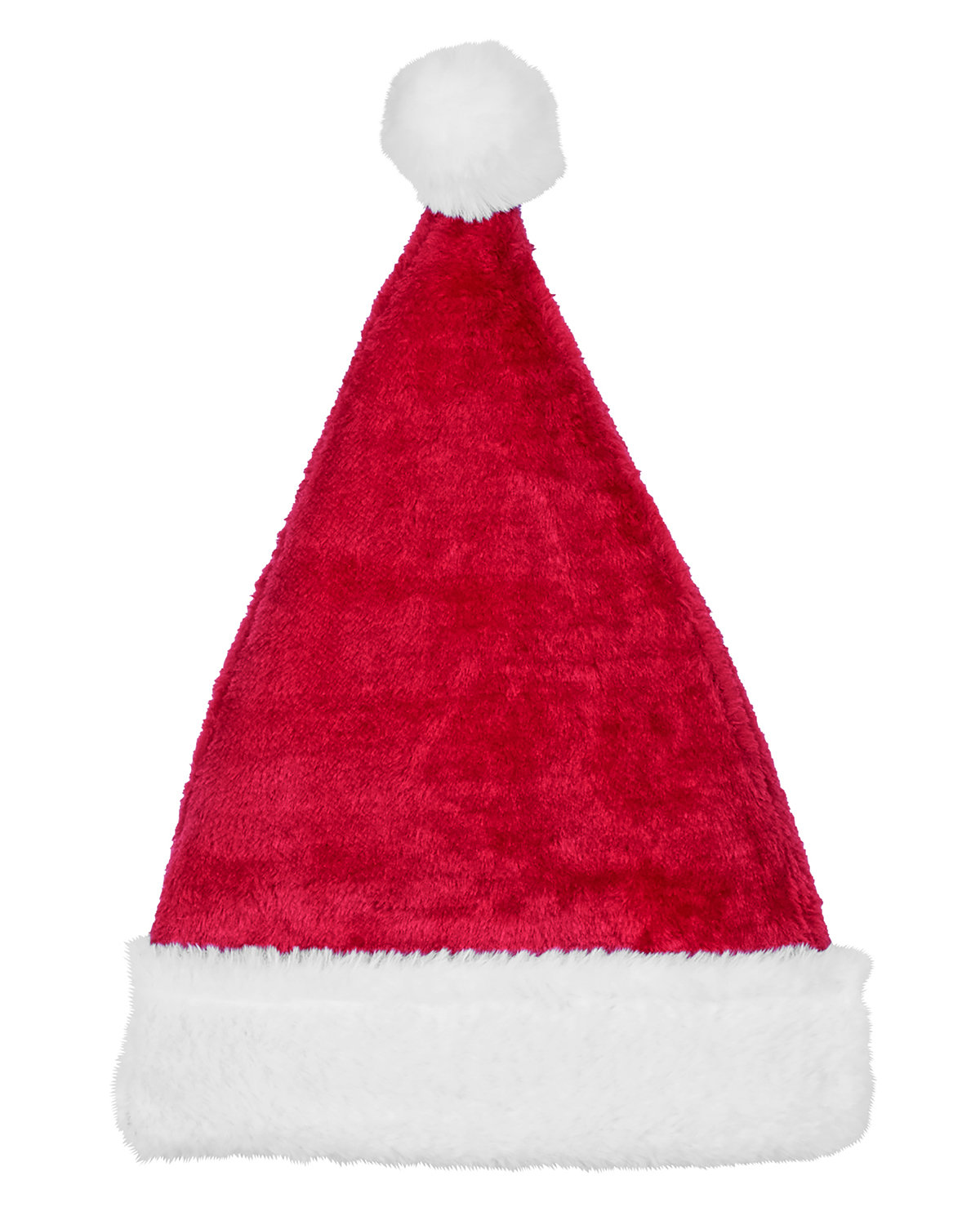 Picture of Holiday Christmas Plush Santa Hat.