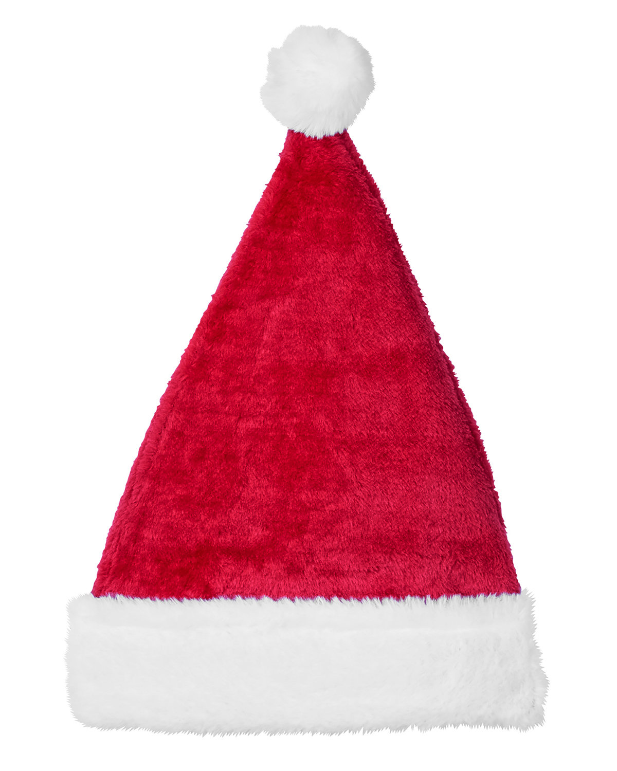 Picture of Holiday Christmas Plush Santa Hat.