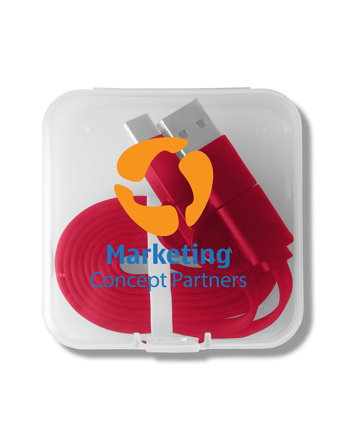 Picture of XL Multi Charging Cable In Storage Case.