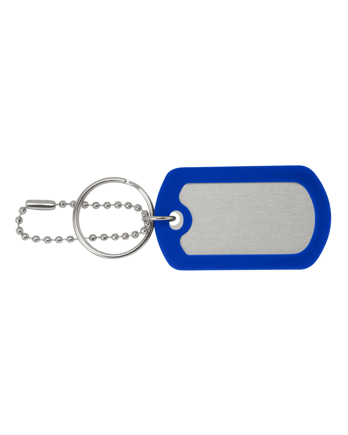 Picture of Ball Chain Dog Tag Keychain.