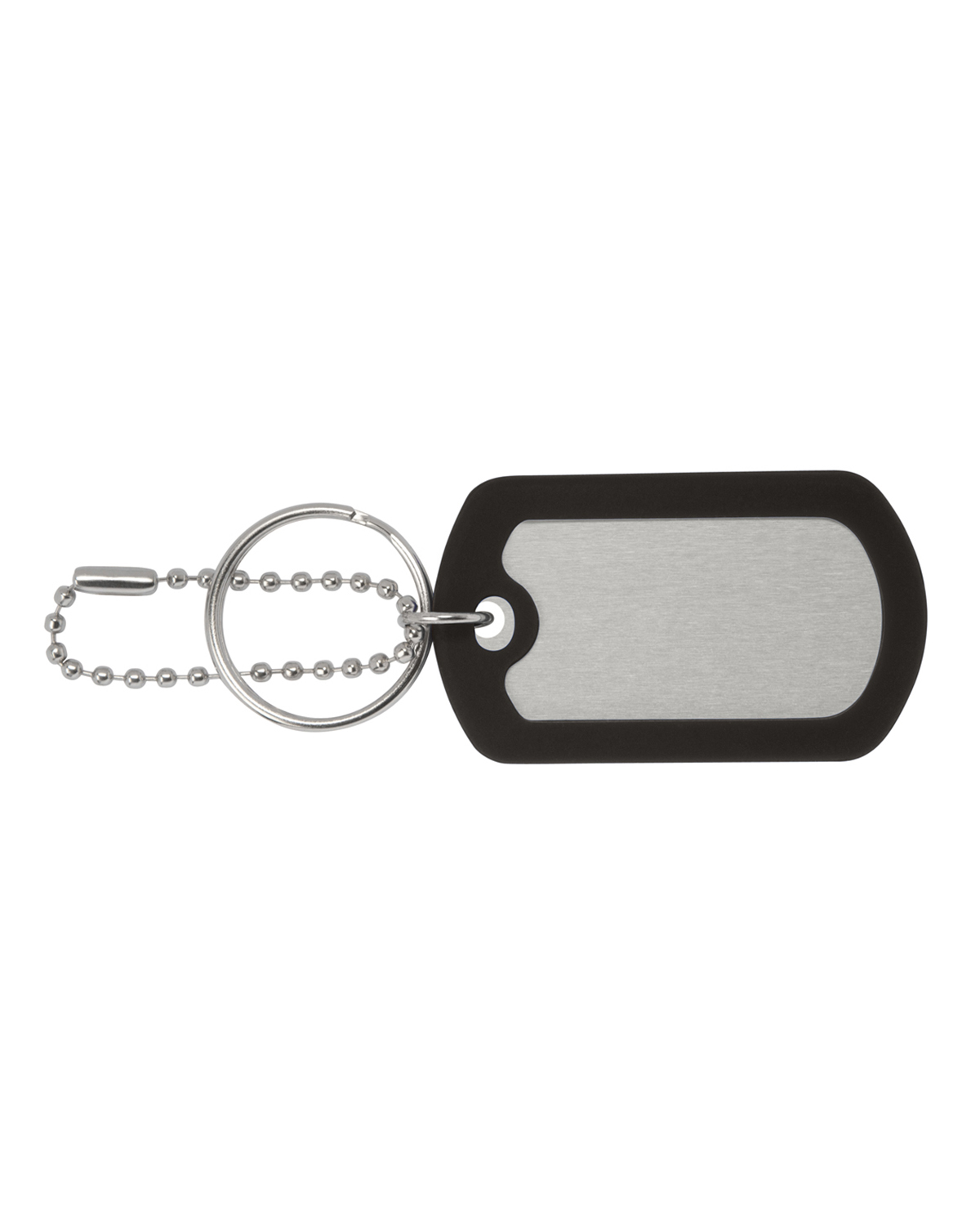 Picture of Ball Chain Dog Tag Keychain.
