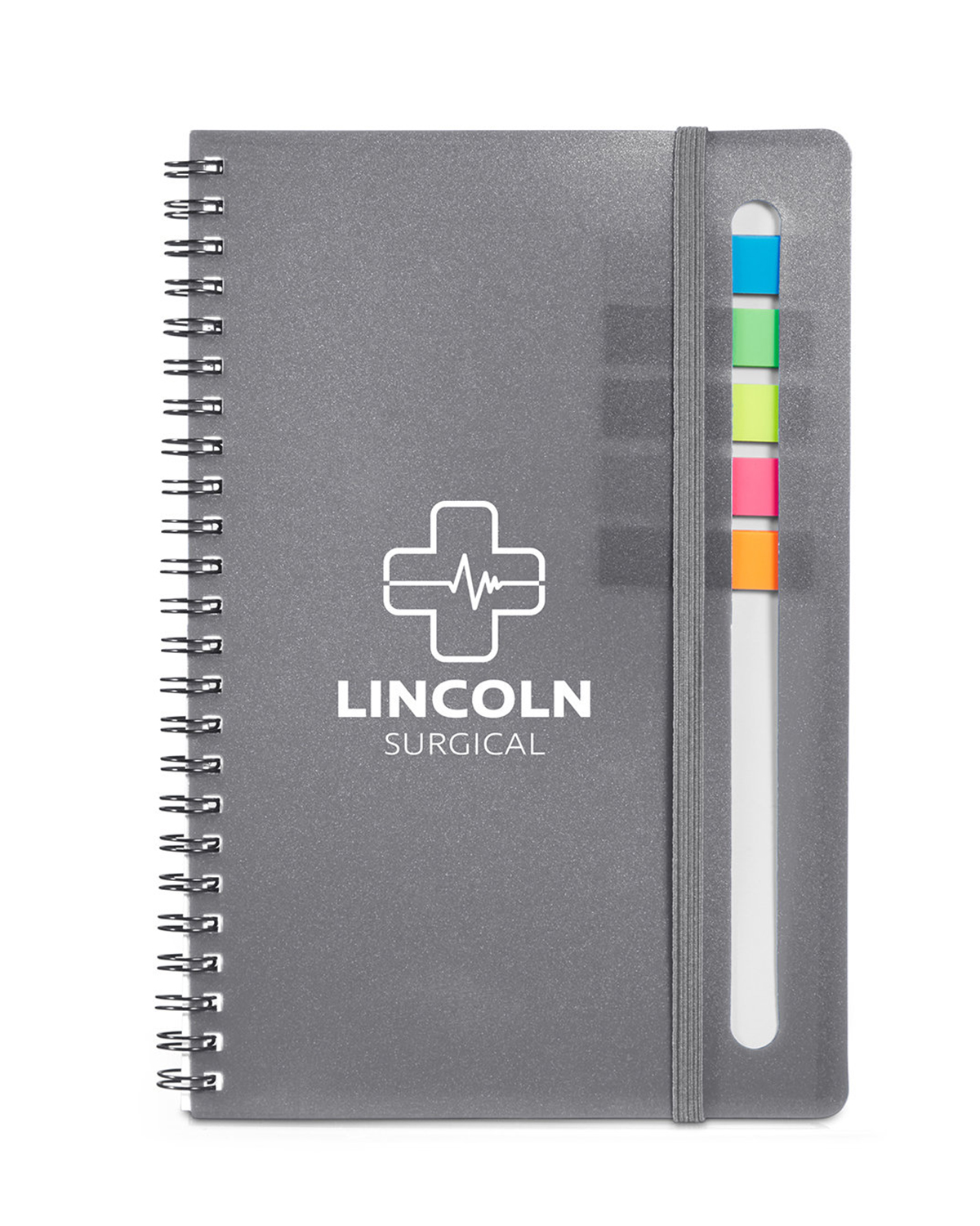 Picture of Semester Spiral Notebook With Sticky Flags 6.25" x 8.5".