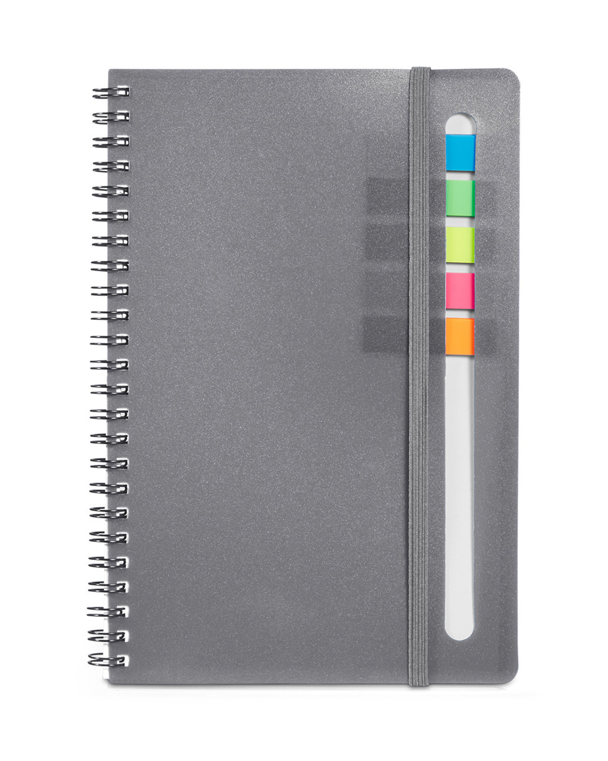 Picture of Semester Spiral Notebook With Sticky Flags 6.25" x 8.5".