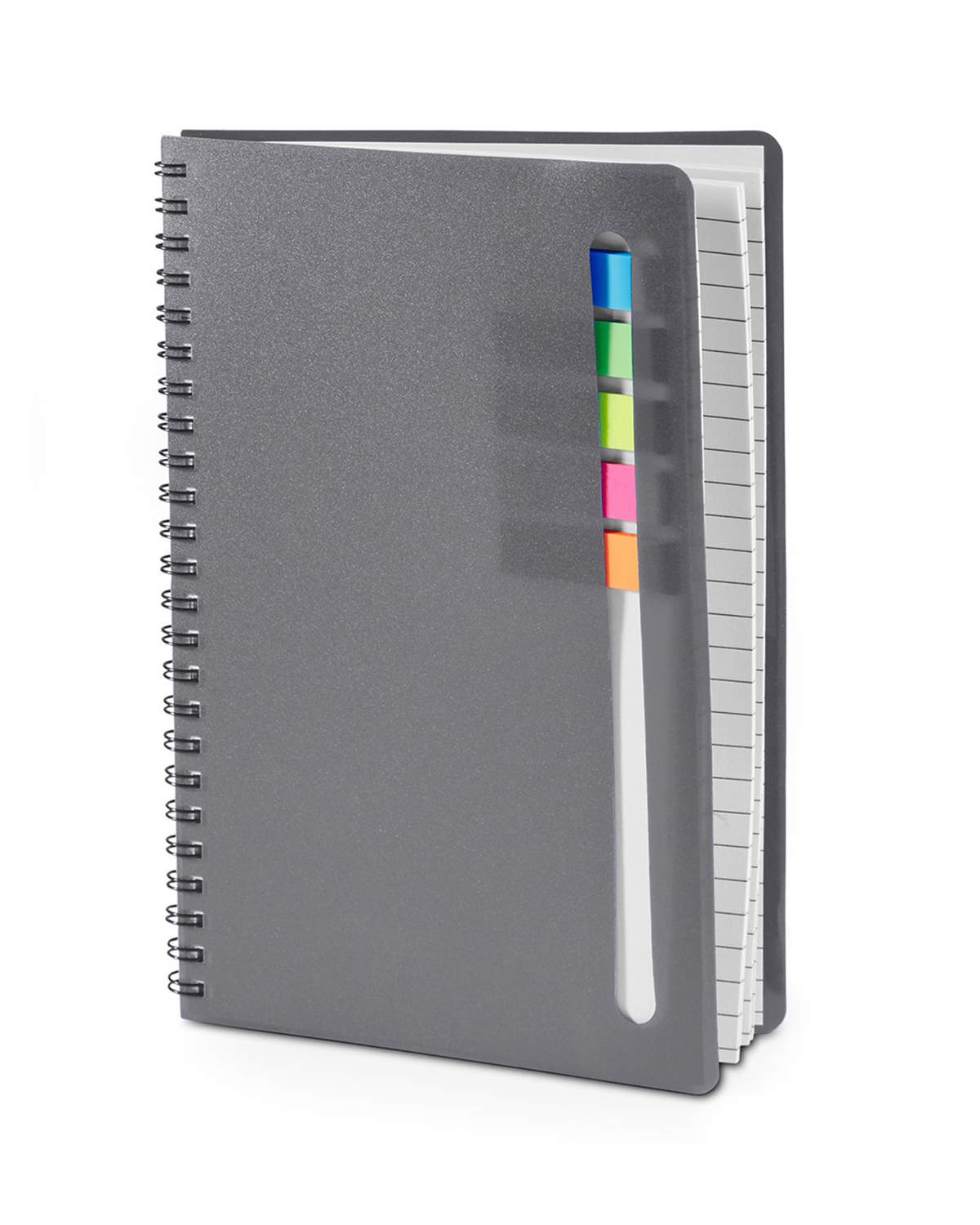 Picture of Semester Spiral Notebook With Sticky Flags 6.25" x 8.5".