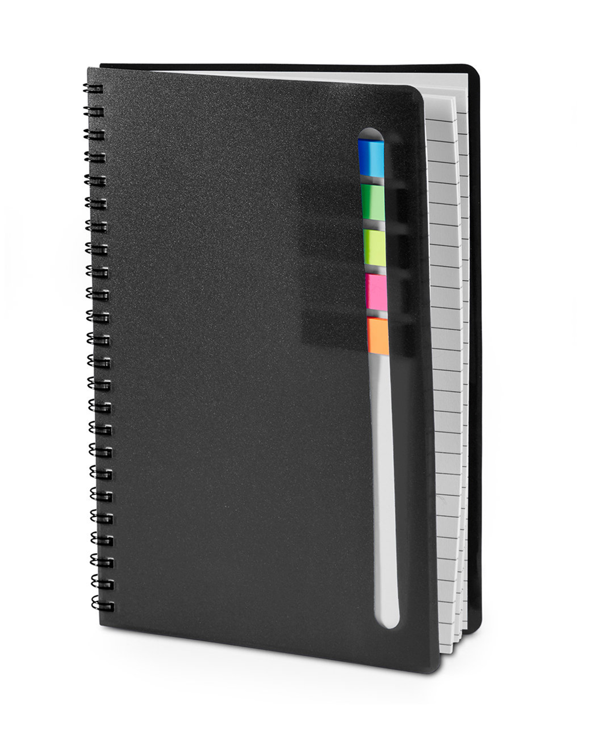 Picture of Semester Spiral Notebook With Sticky Flags 6.25" x 8.5".