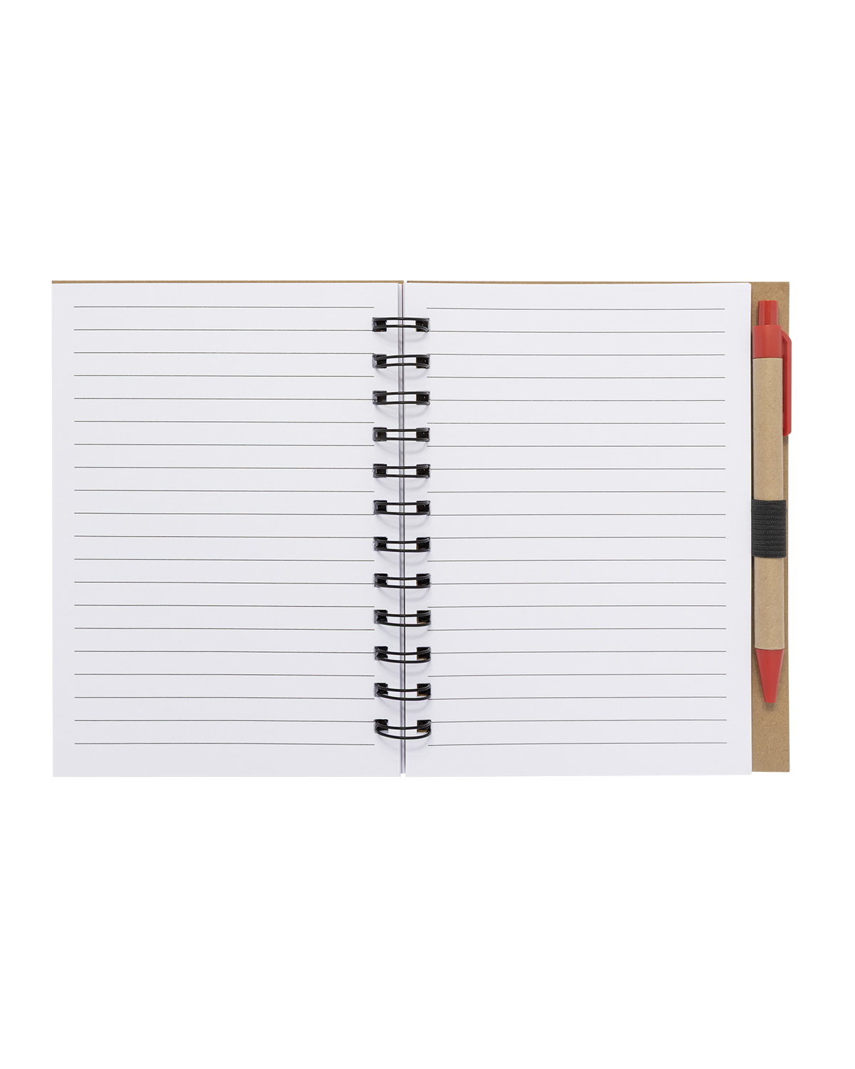 Picture of Paper Notebook with Die Cut Heart Shape.
