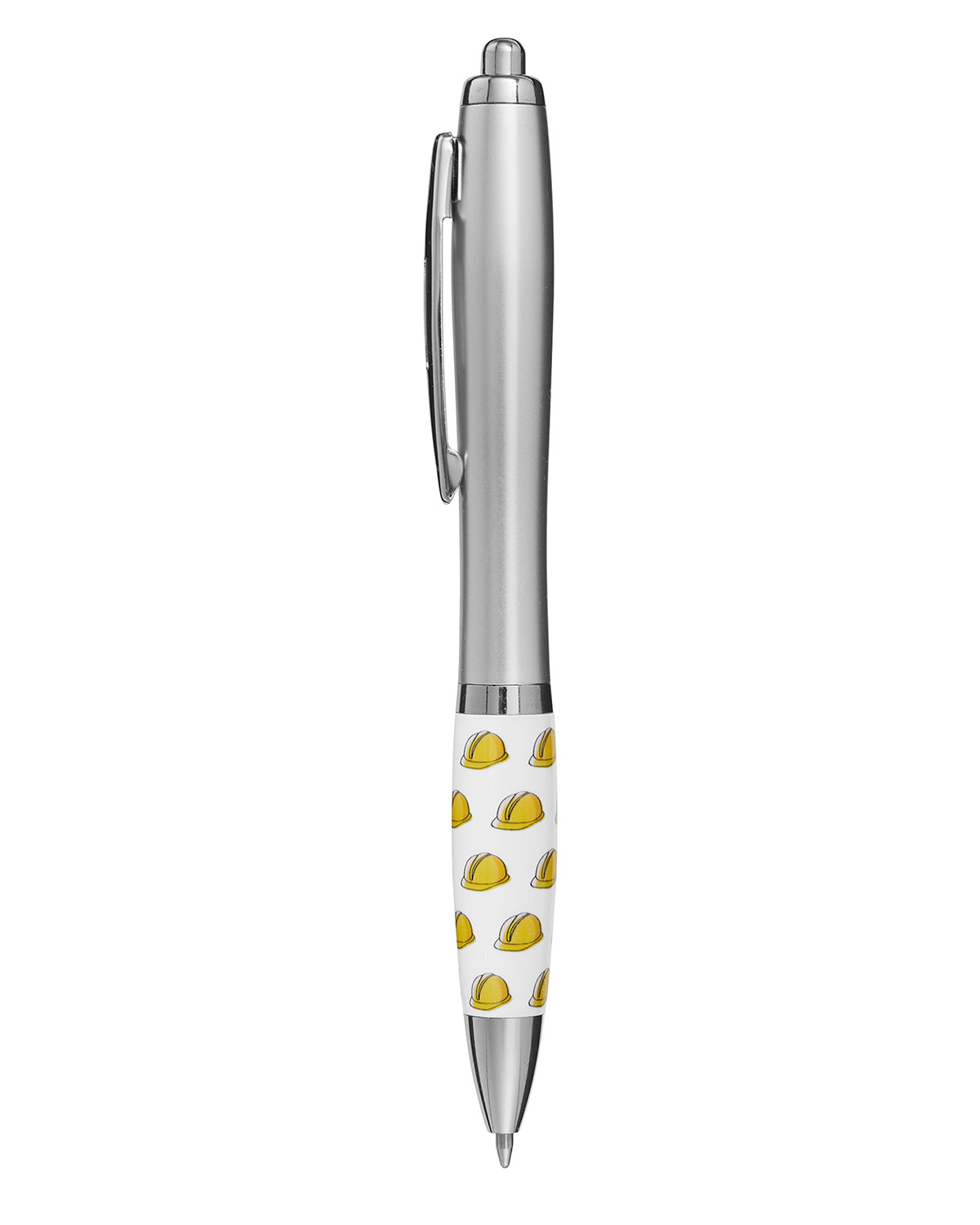 Picture of Safety Awareness Construction Hard Hat Recycled ABS Ballpoint Pen.