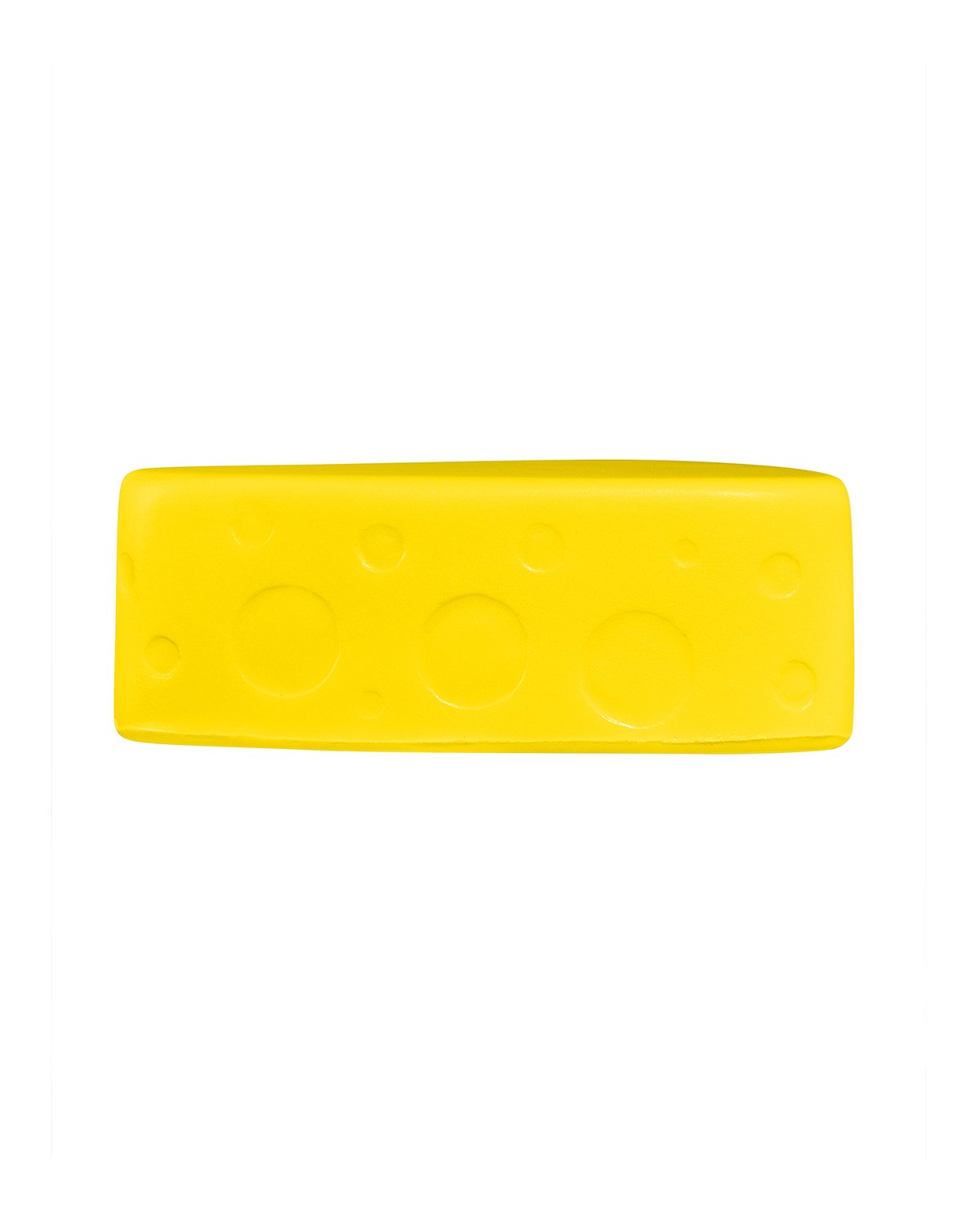Picture of Cheese Wedge Shape Stress Ball.