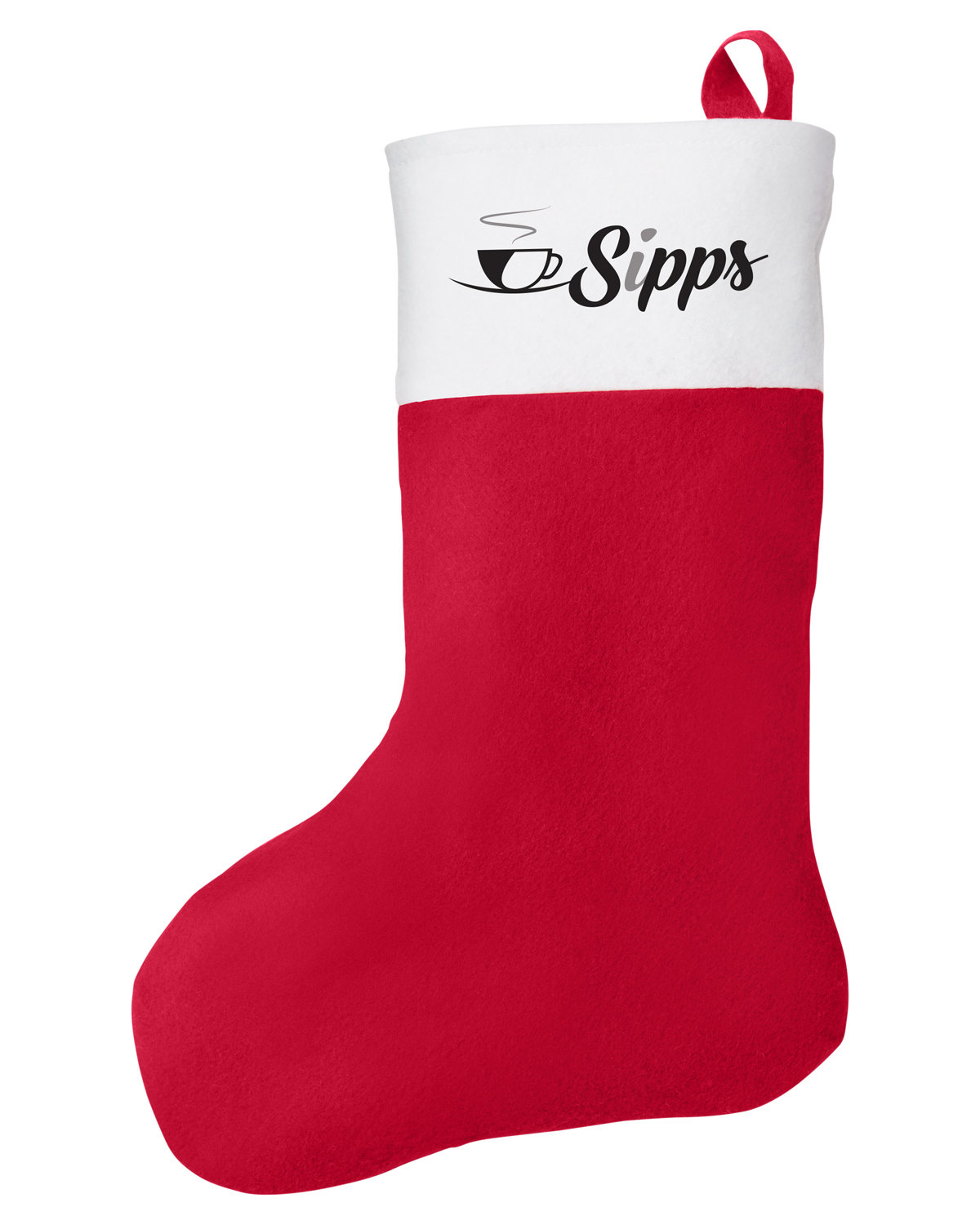 Picture of Felt Holiday Christmas Stocking.