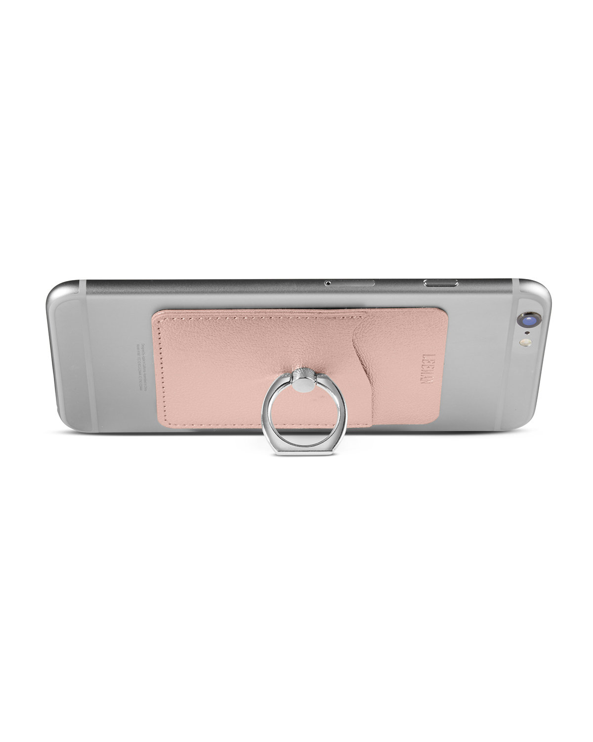 Picture of Shimmer Card Holder With Metal Ring Phone Stand.