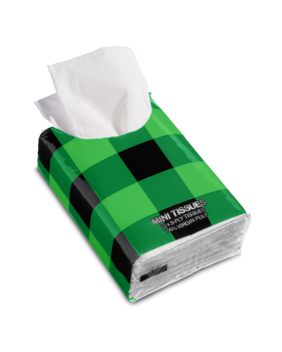 Picture of Mini Tissue Packet - Buffalo Plaid.